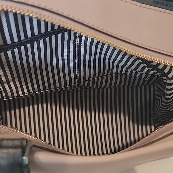 Kate Spade Black and Purple New York Colorblock Leather Satchel - Picture 11 of 13